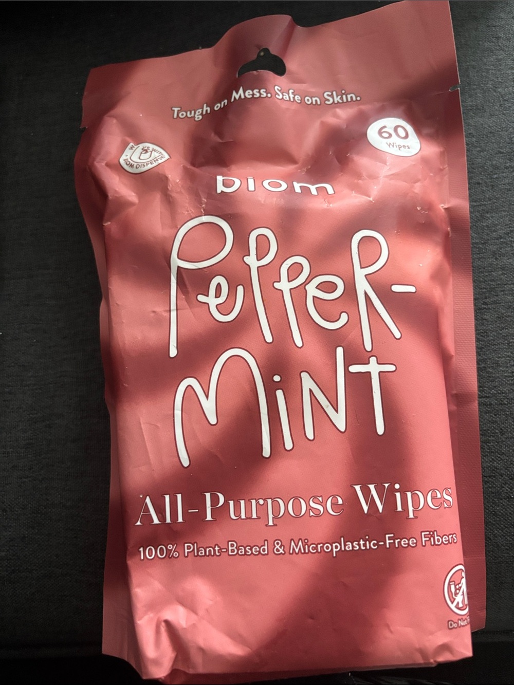 bloom Peppermint All-Purpose Wipes — Pink